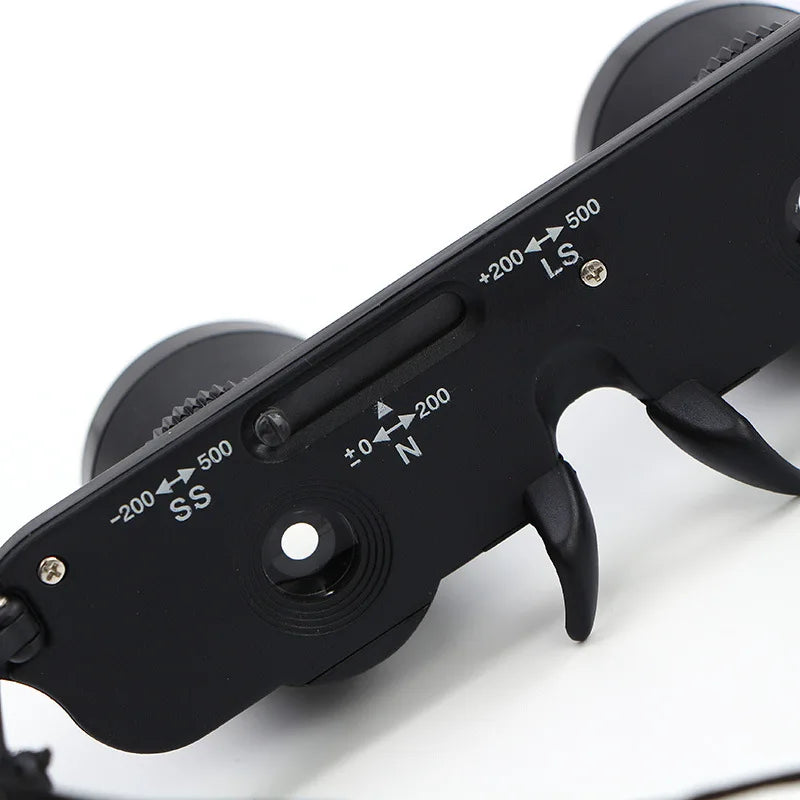 Hands-Free Binocular Glasses with Individual Focus