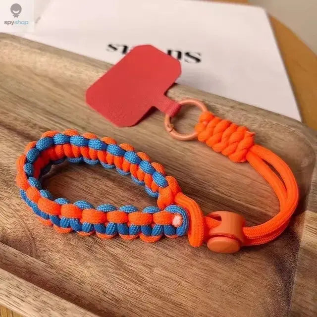 Handwoven adjustable mobile phone universal lanyard wrist strap Outdoor sports convenient safety anti-drop rope Spy-shop.com