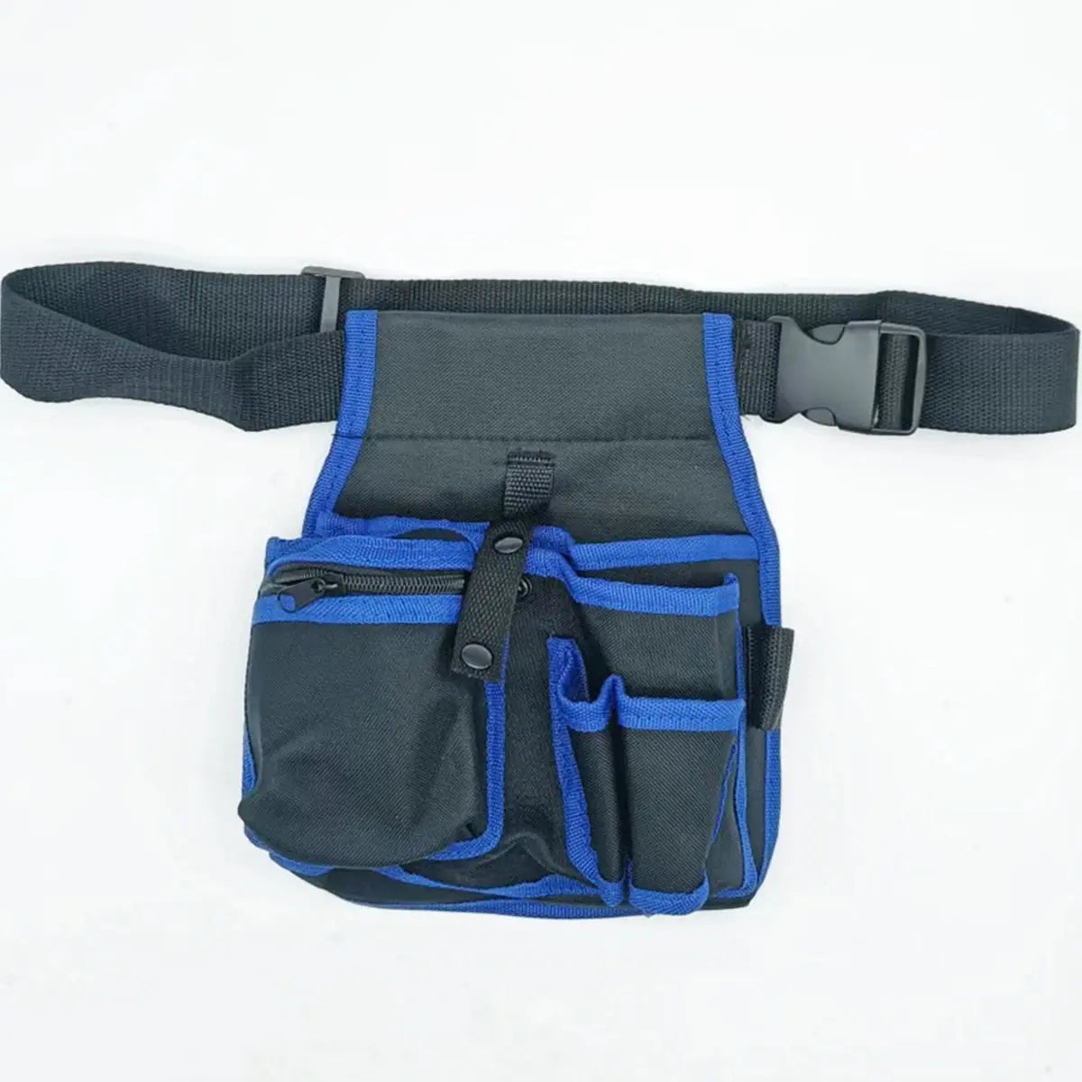 Hardware and electrician's tool bag, multi-purpose waist-hanging bag, maintenance bag, electrician's waist pack. One piece. 