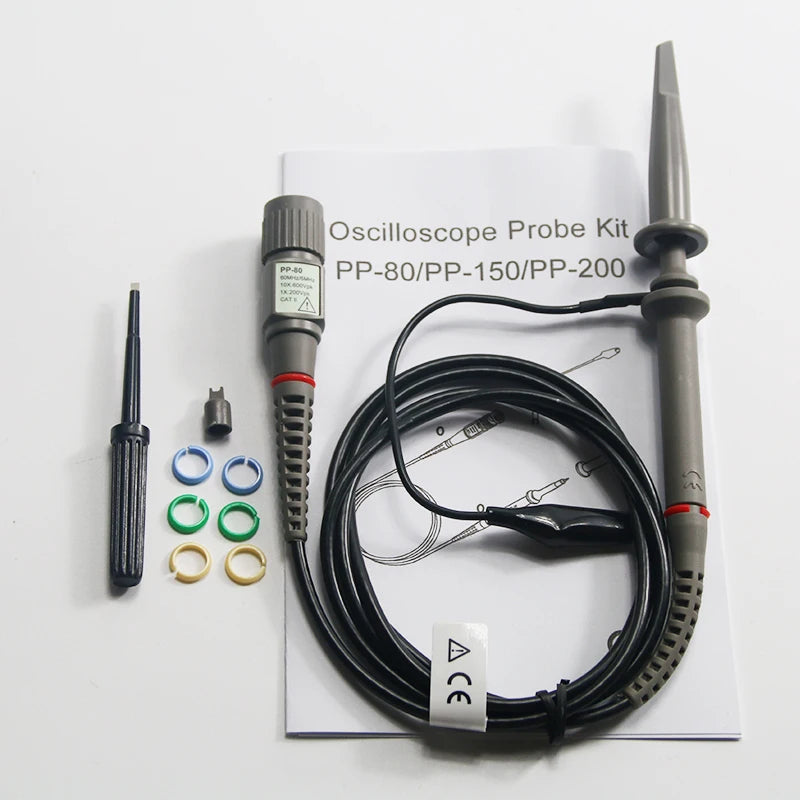 Sonda de osciloscopio Hantek serie PP, 60–250 MHz
