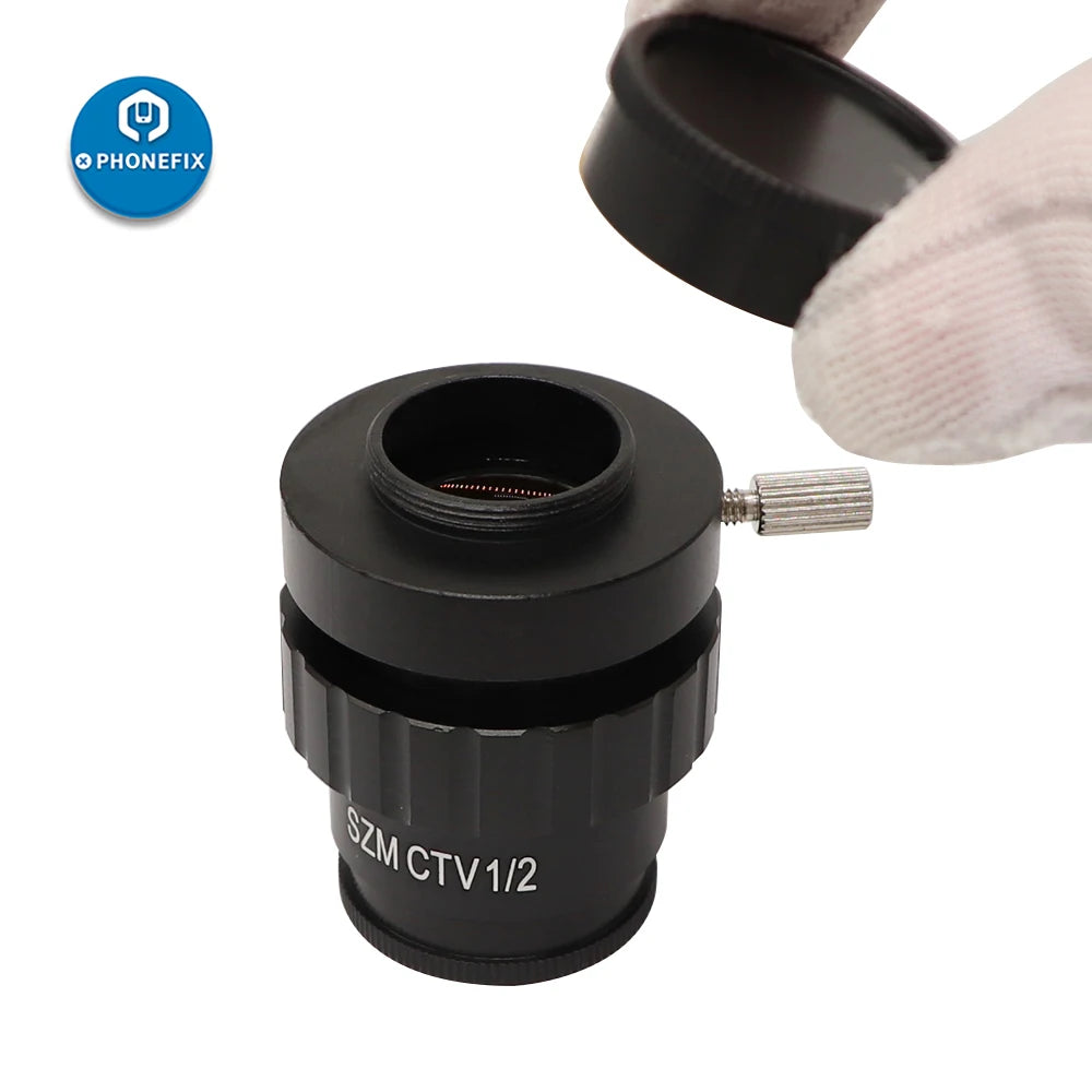 Adapter optyczny C-Mount do mikroskopu - opcje SZM
