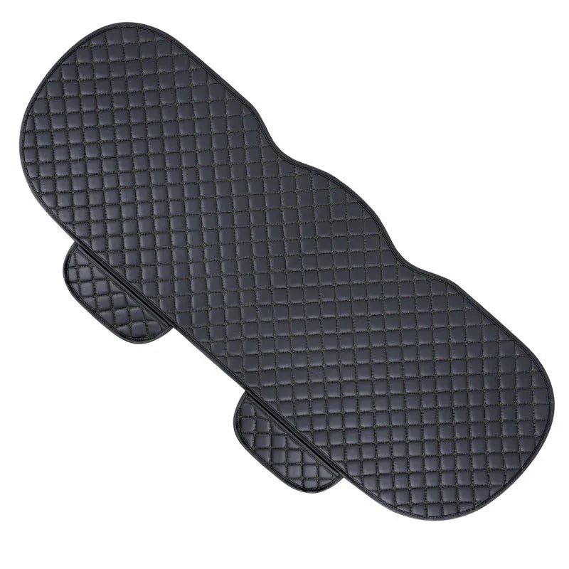 SEAMETAL PU Leather Car Seat Cover Universal Seat Cushion Auto Chair Protective Cover Auto Protector Pad with Storage Pocket