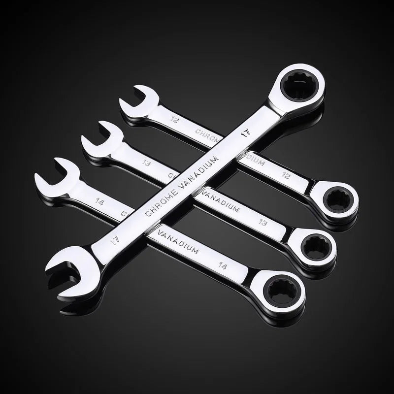 Ratcheting Combination Wrench Sets