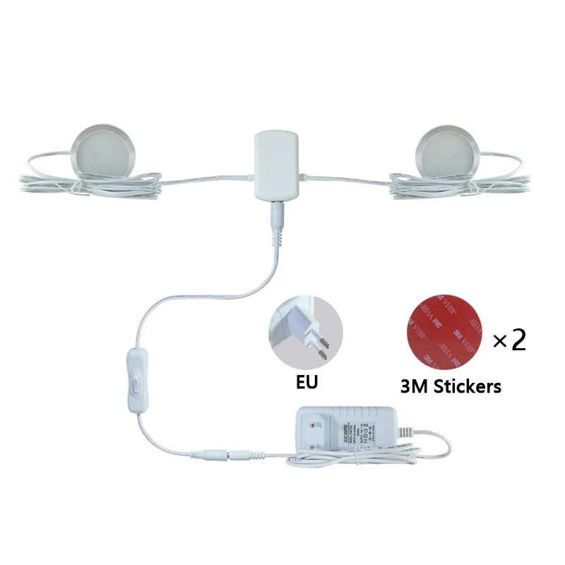 Skříňová LED světla 12 V - samostatná svítidla a sada