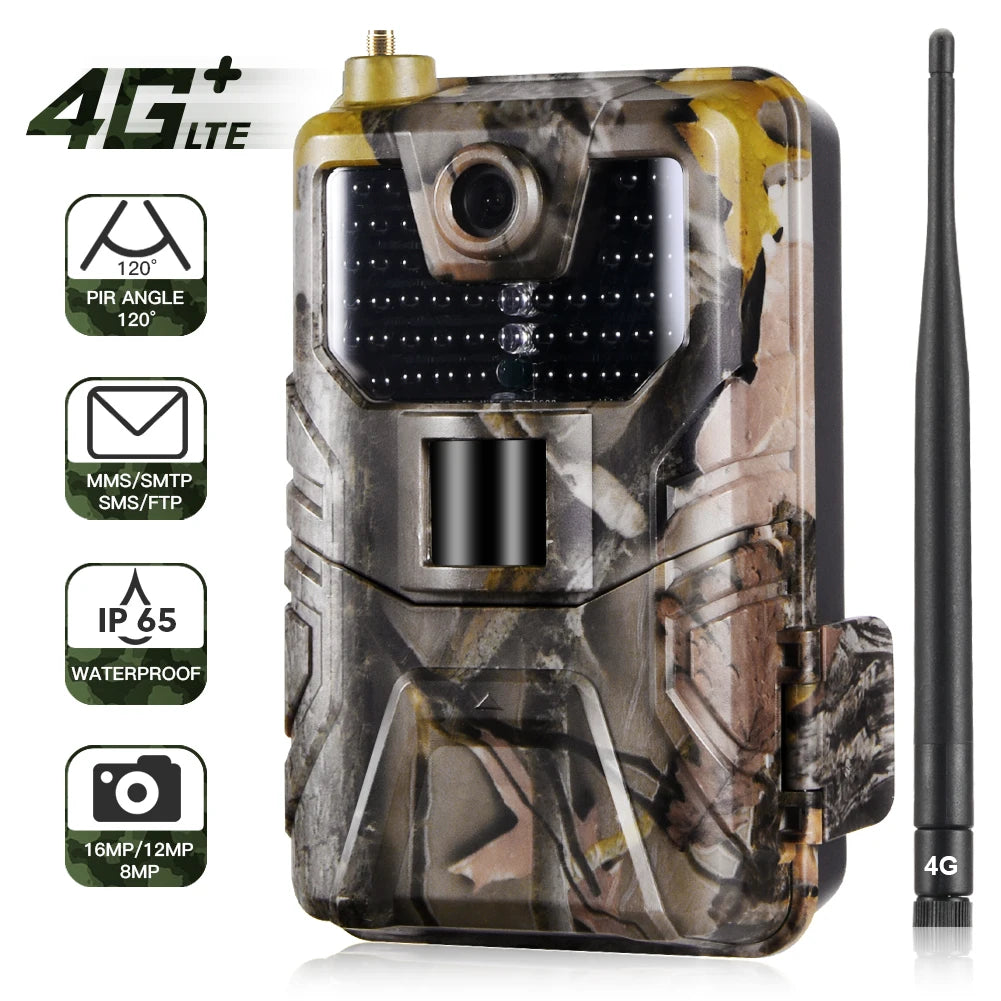 4G Cellular Trail Camera 20MP 1080P Night Vision Hunting Camera
