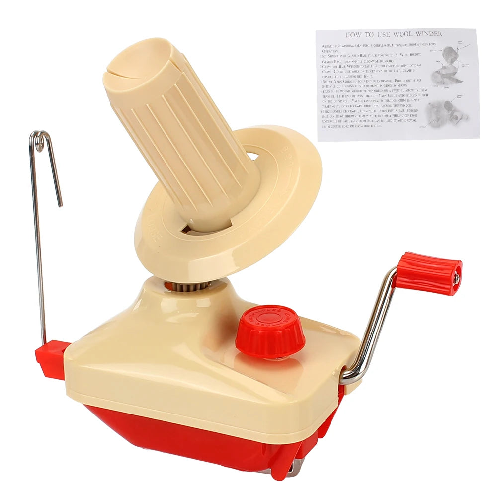 Manual Yarn Ball Winder for Knitting and Crochet