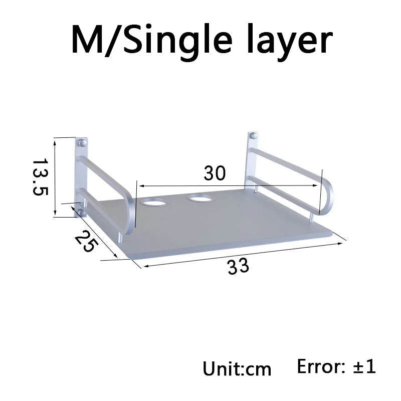 Metal Wall Shelves for Routers and TV Boxes