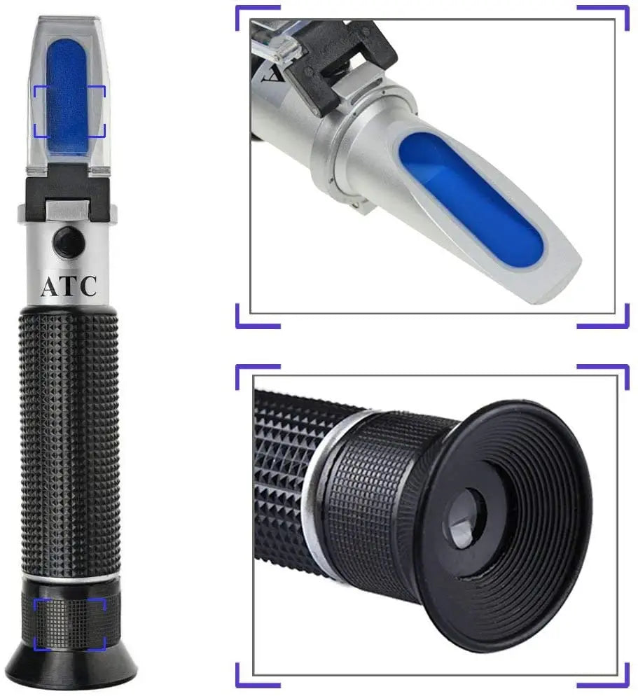 Salinity Refractometer with Automatic Compensation