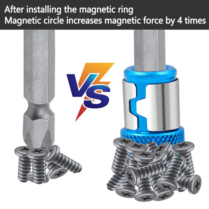 Univerzalni 1 KOS magnetni obroč zlitine magnetni obroč izvijač nastavki proti koroziji močan magnetizer sveder magnetni obroč