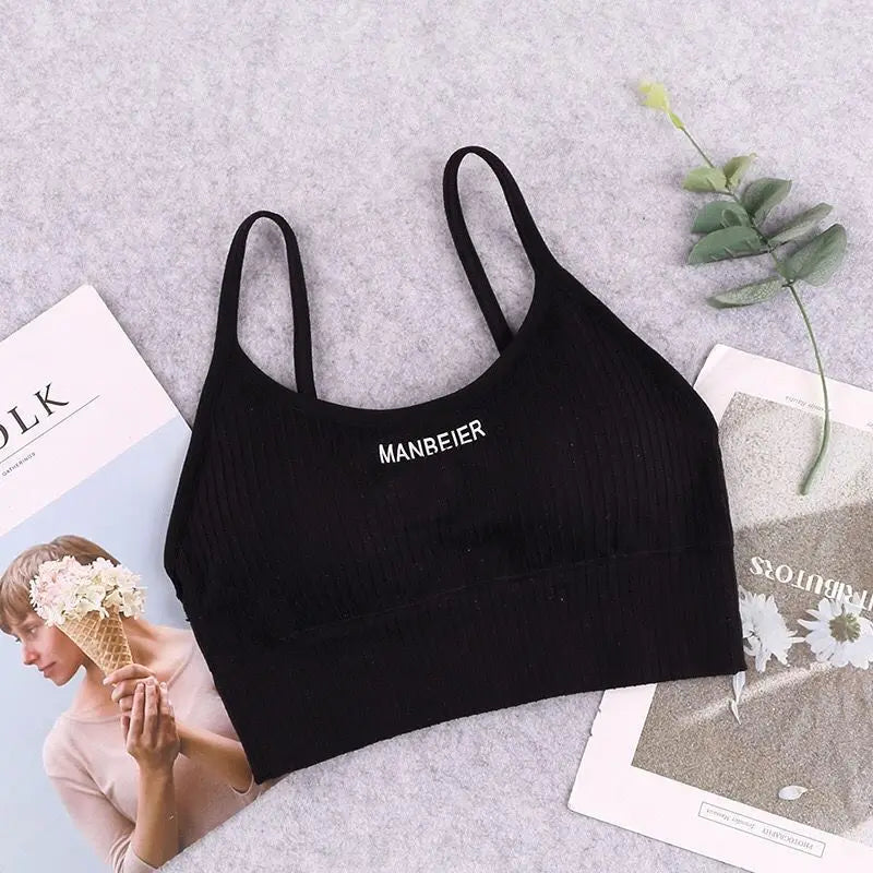 Braletă crop din bumbac – Opțiuni de culoare