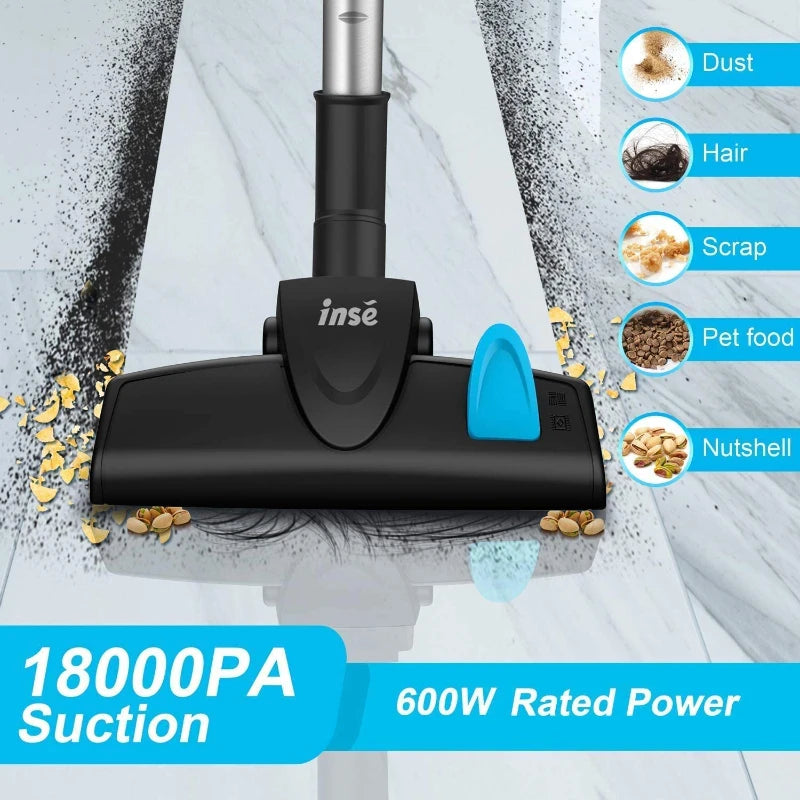 INSE I5 Corded Vacuum Cleaner with Powerful Suction