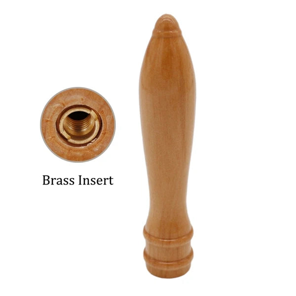 6-Inch Wooden Draft Beer Tap Handle