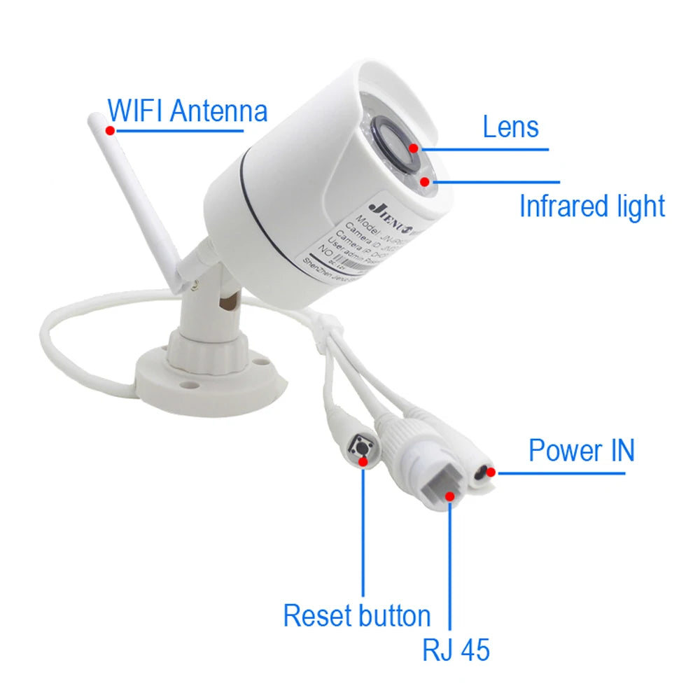 5MP Wireless Security Camera Outdoor WiFi Night Vision IP66