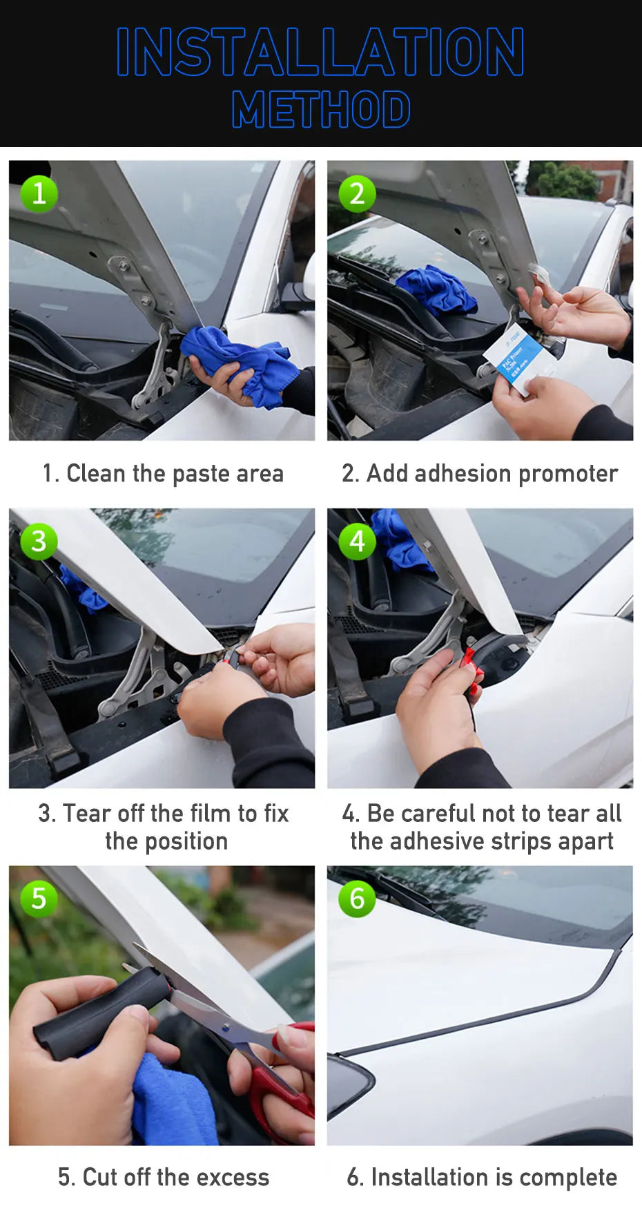 Car Hood Seal Strip