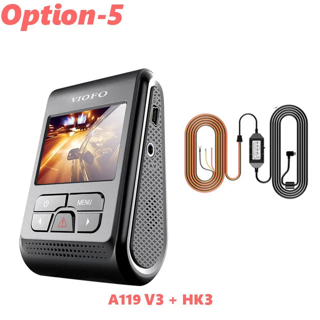 VIOFO A119 V3 2K Quad HD Dash Cam with Night Vision & Parking Mode
