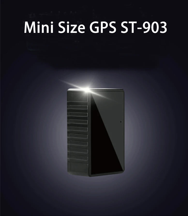 Mini inbyggt batteri GSM GPS-spårare ST-903 för bil barn personlig husdjur spårningsenhet med gratis online-spårnings-appen