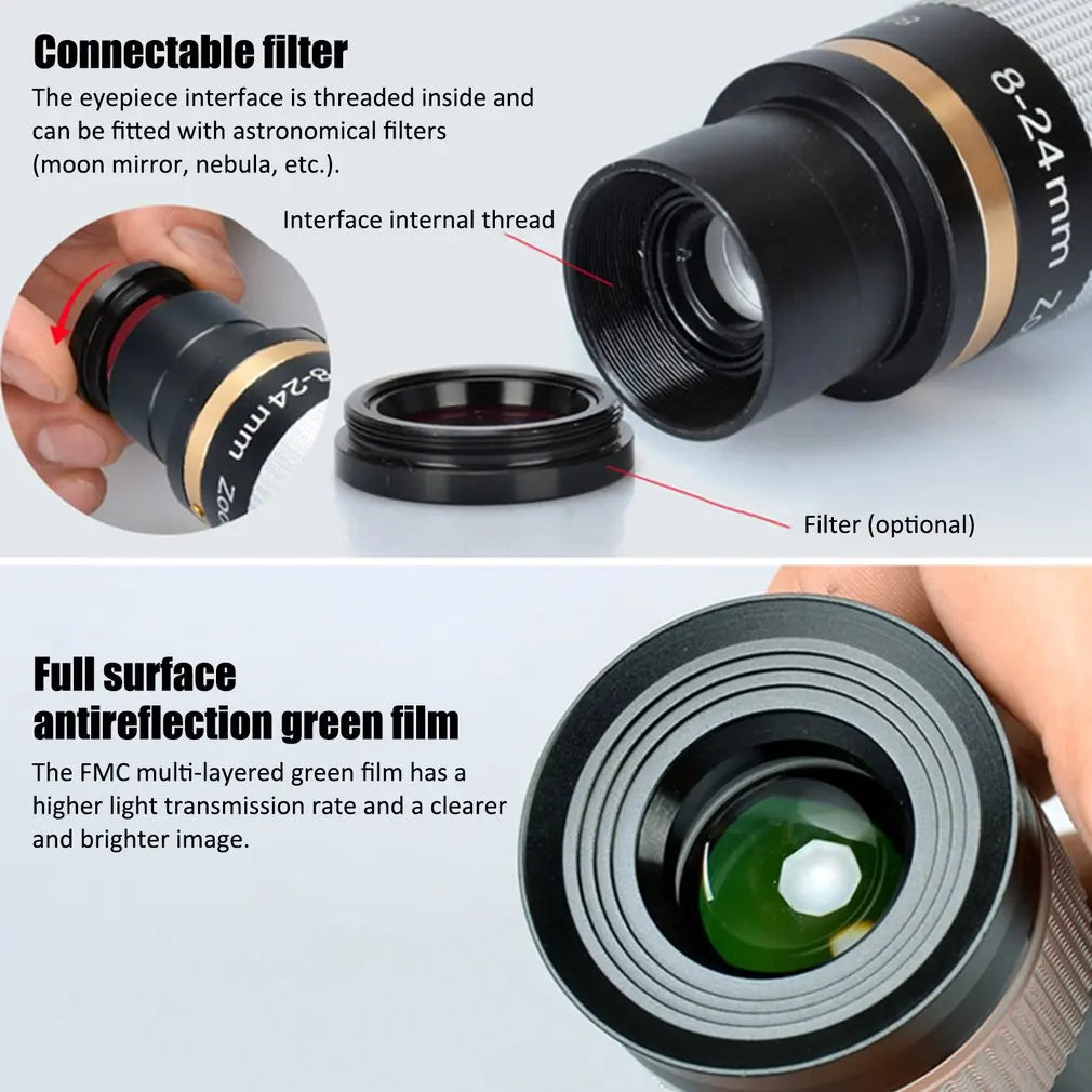 8-24mm Zoom Telescope Eyepiece