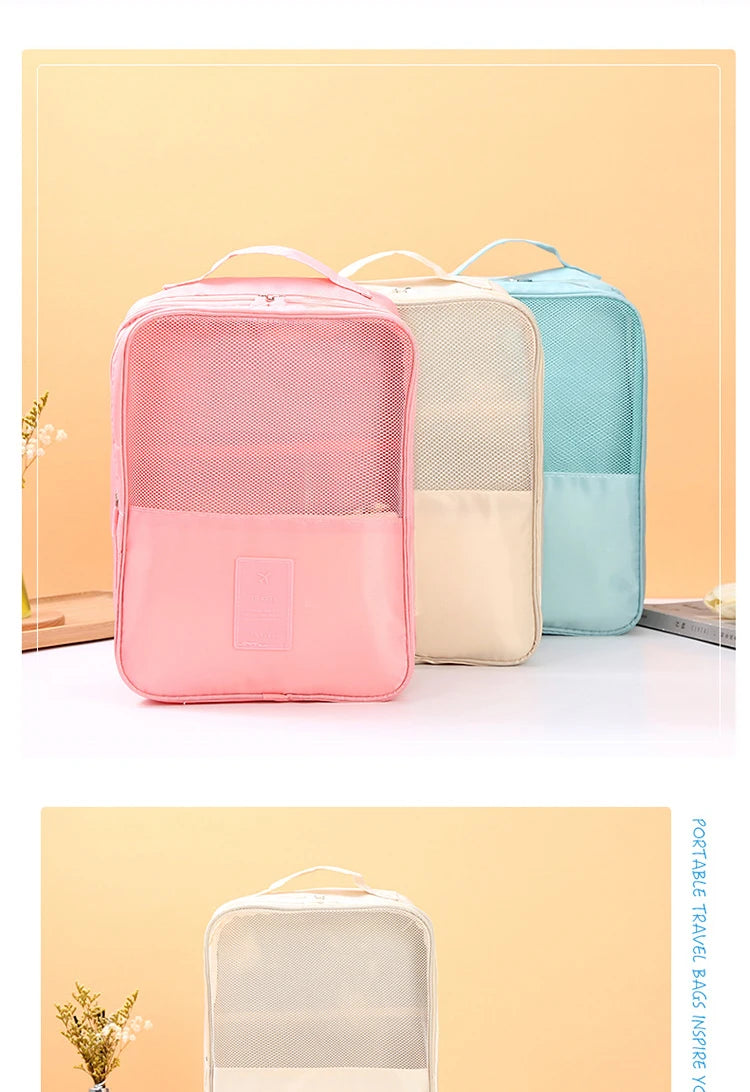 High Quality Portable Travel Shoe Bag Underwear Clothes Bags Shoe Organizer Storage Bag Multifunction Travel Accessories 