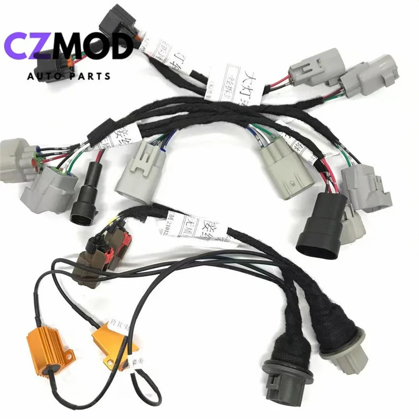 CZMOD Modification de phare de voiture Adaptateur de câblage spécial Fiche pour Toyota Corolla 2019-2021 Passage d’halogène à LED
