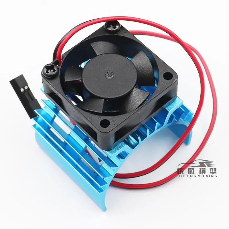 RC Parts Electric Car Brushless Motor Heatsink Cover Cooling Fan For 1:10 HSP Remote Control Cars 540 550 3650 Motor Heat Sink