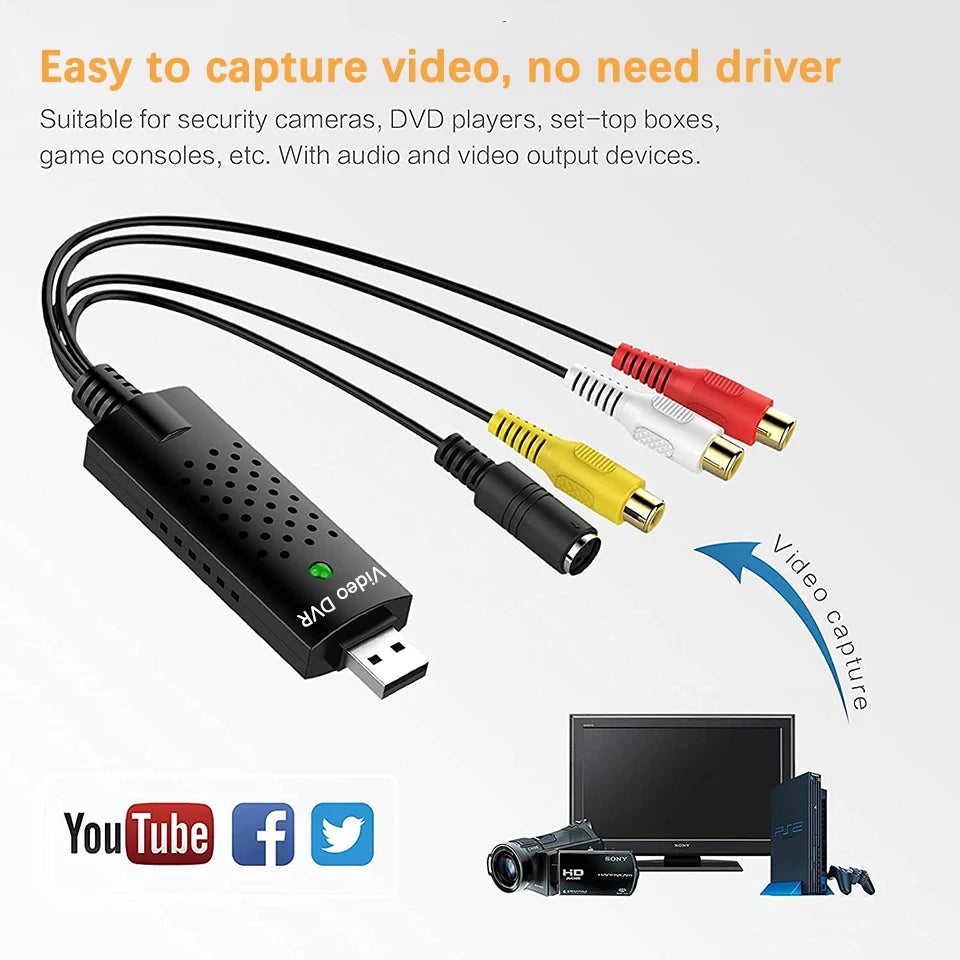 RCA/S-Video USB Video Capture Adapter