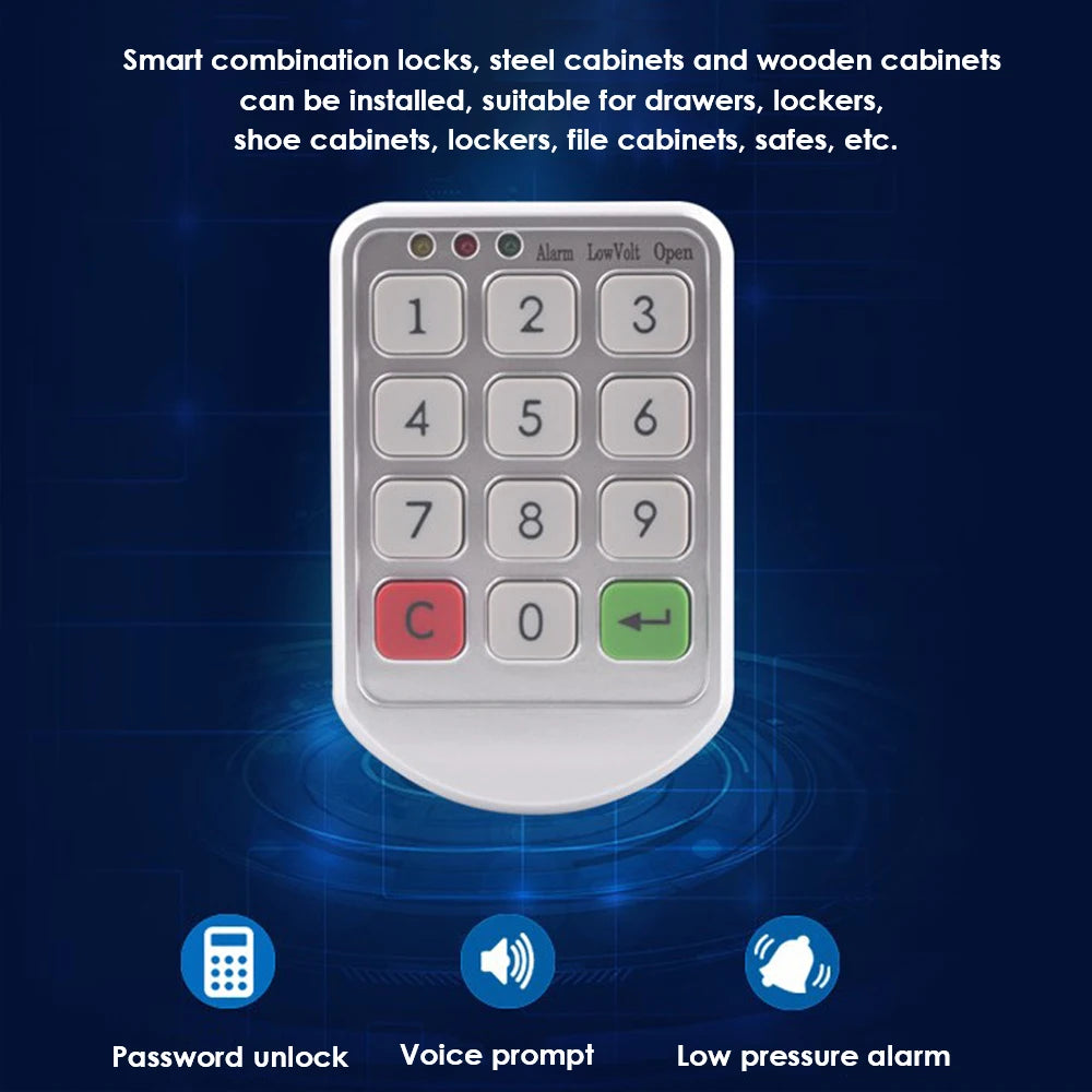 D20 Electronic Keypad Cabinet Lock