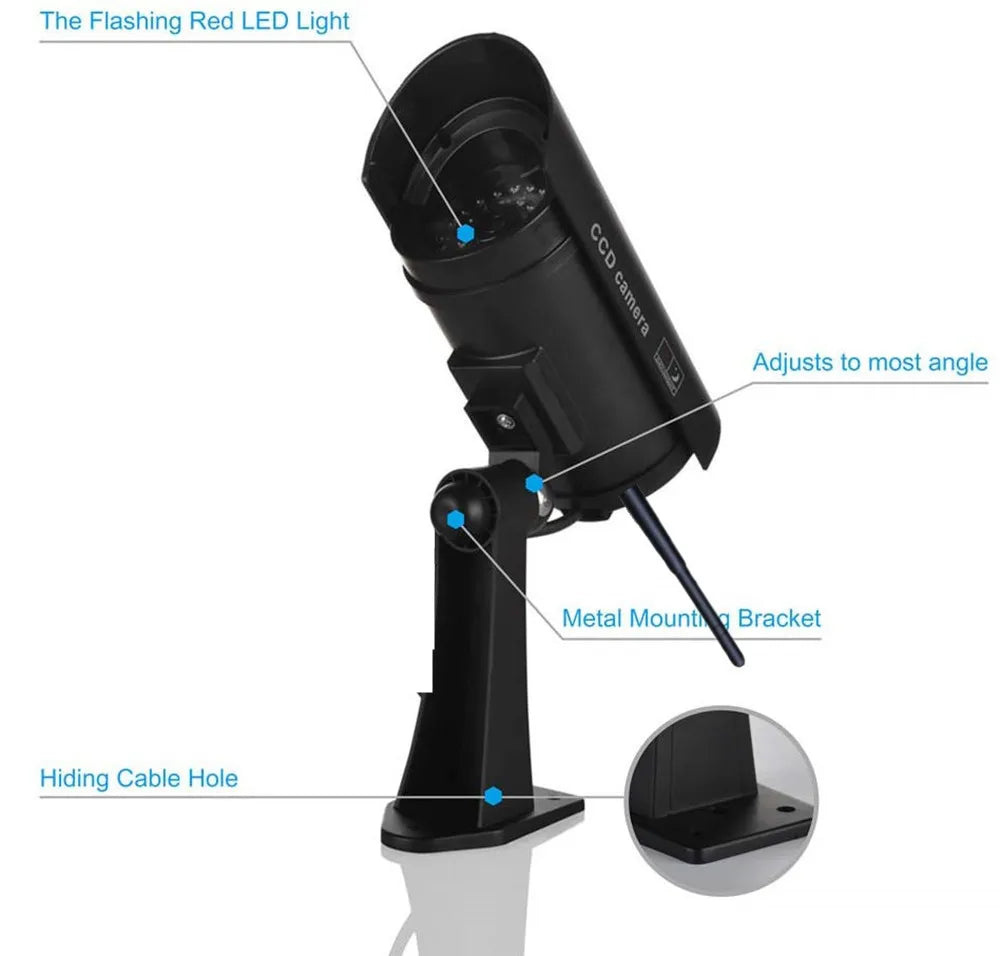 Dummy CCTV Camera with Flashing LED