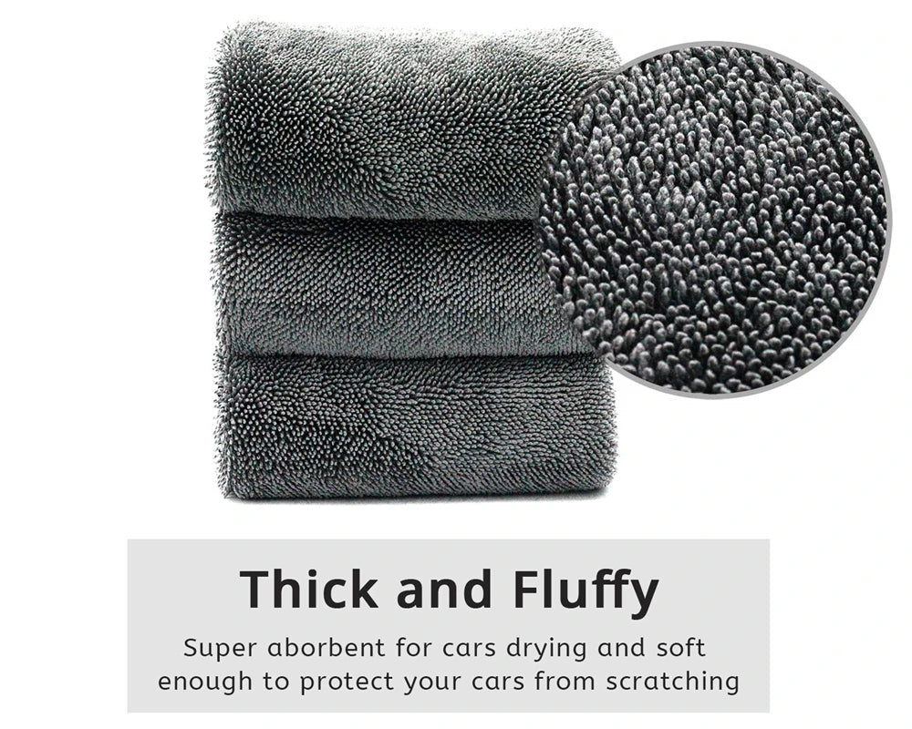 Microfiber Twist car wash towel Professional Car Cleaning Drying Cloth towels for Cars Washing Polishing Waxing Detailing 