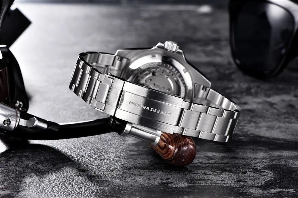 Pagani Design Automatic Men's Watch Stainless Steel Sapphire 10Bar