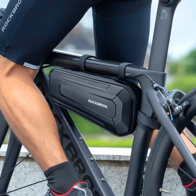 Hard Shell Bicycle Top Tube Bag 1.5L Waterproof