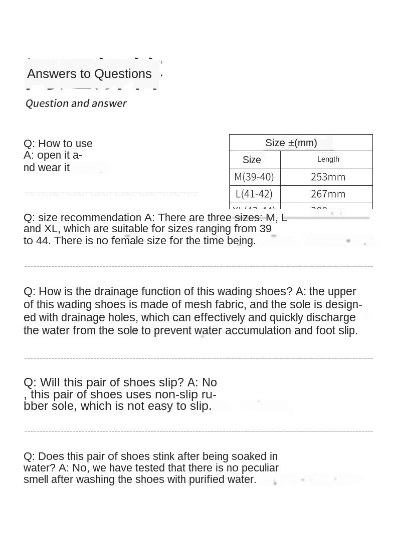 Quick-Dry Water Shoes with Non-Slip Sole for Beach & River