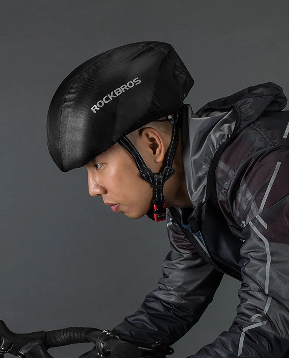 Capacete de bicicleta proteção contra chuva e vento