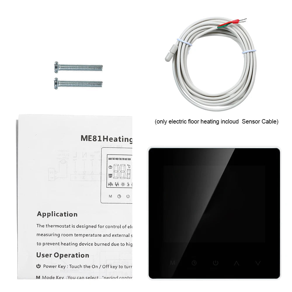 AVATTO Tuya WiFi Smart Thermostat Electric Heating Water Gas Boiler Temperature Remote Controller Work with Alexa,Google Home 