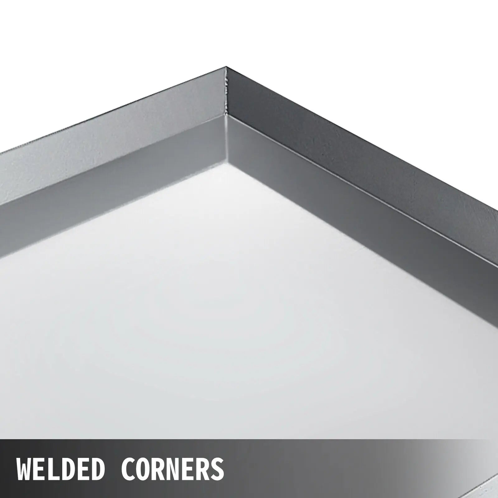 Stainless Steel Washing Machine Drain Pan with Welded Corners