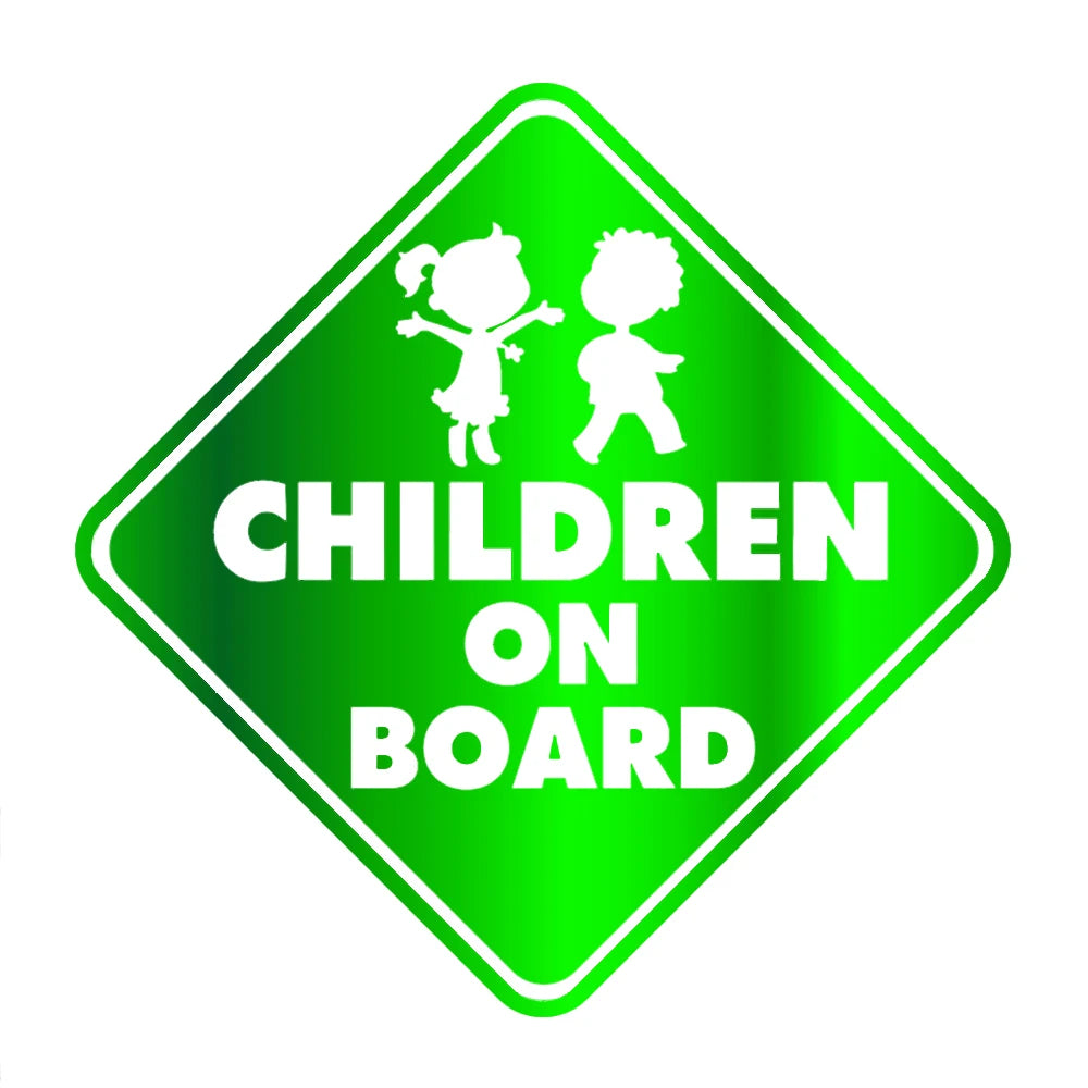 Kinder an Bord Auto-Aufkleber – Diamantendesign