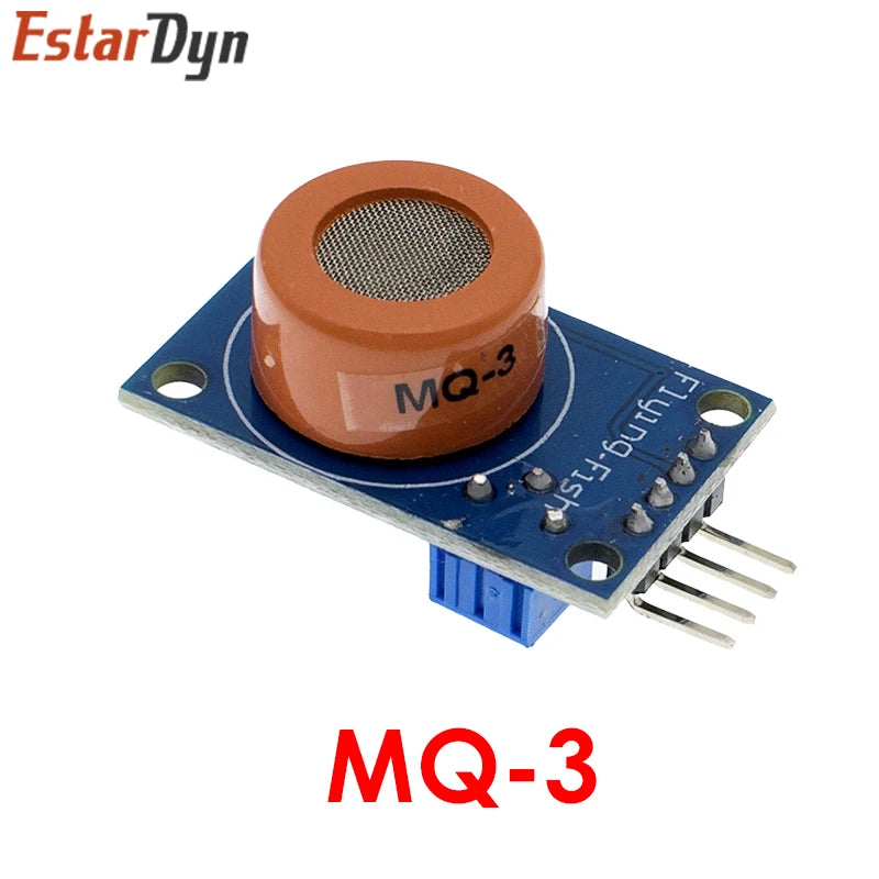 Modules de capteurs de gaz de la série MQ : MQ-2, MQ-3, MQ-7 ou MQ-135