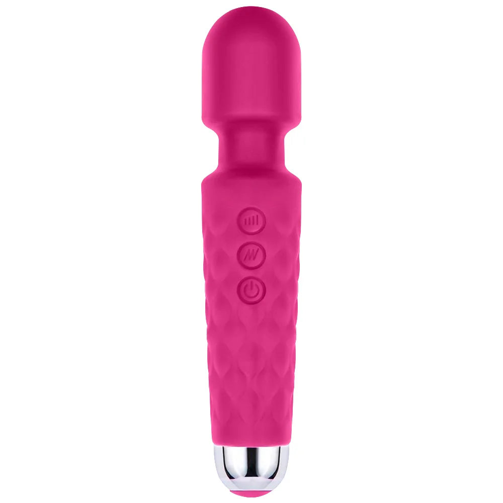 Güçlü G Noktası Kadın Vibratörü AV Sihirli Değnek Masaj Aleti 20 Mod 8 Hız Şarjlı Klitoris Uyarıcı Yetişkin Seks Oyuncağı