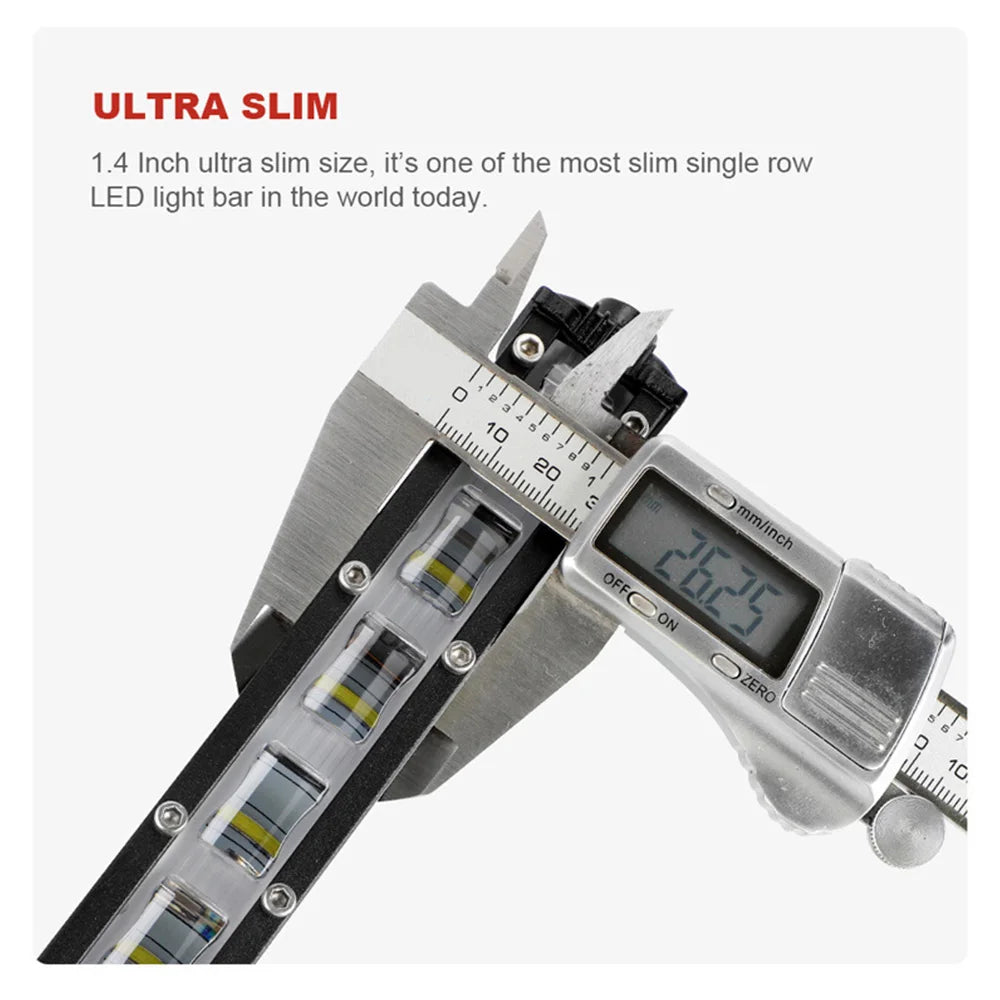 7-Inch LED Work Light Bar for Matched 12V or 24V DC Systems