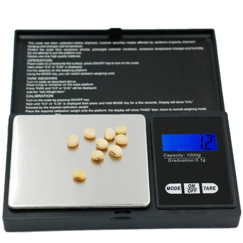 1000g 0.1g/200g 0.01g/500g 0.01g Portable Electronic Scales Jewelry Gold Gram Weight Balance Jewelry Electronic Scales 