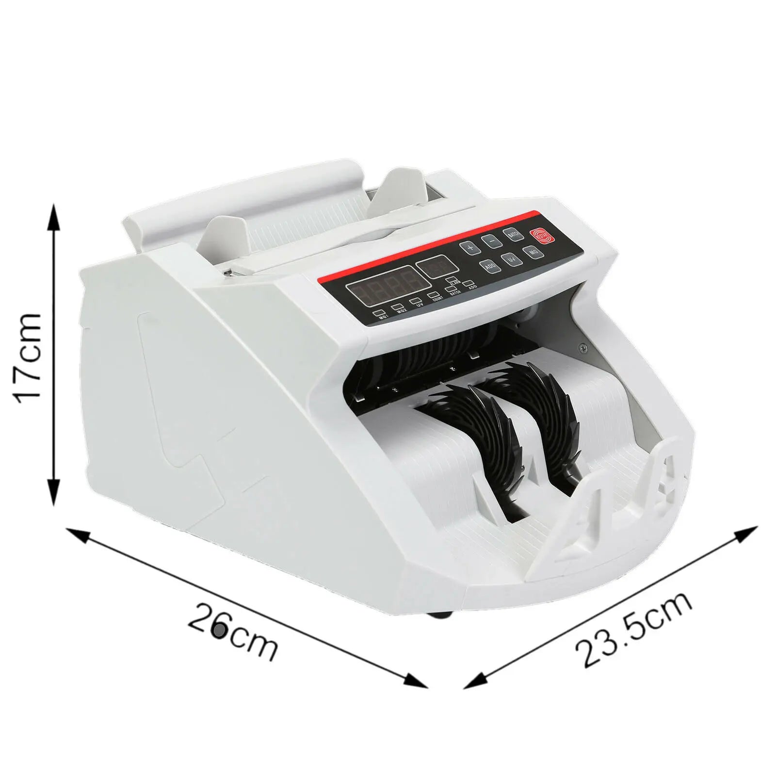 Money Counter Machine 1000 Bills/Min with UV MG Detection