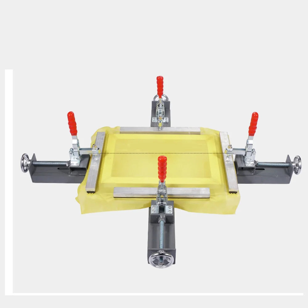 Manual Screen Printing Mesh Stretcher, 4 Clamps