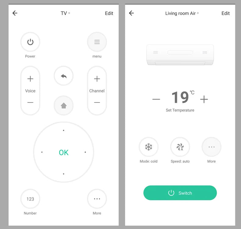 Tuya Wi-Fi IR Controller with Temperature and Humidity Display