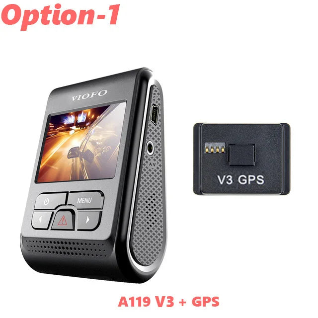 VIOFO A119 V3 2K Quad HD Dash Cam with Night Vision & Parking Mode
