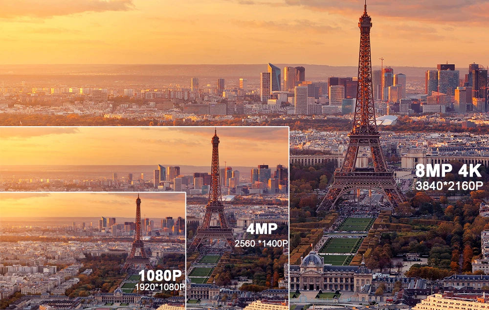 4G 4K 8MP Zewnętrzna Kamera Bezpieczeństwa IP WiFi