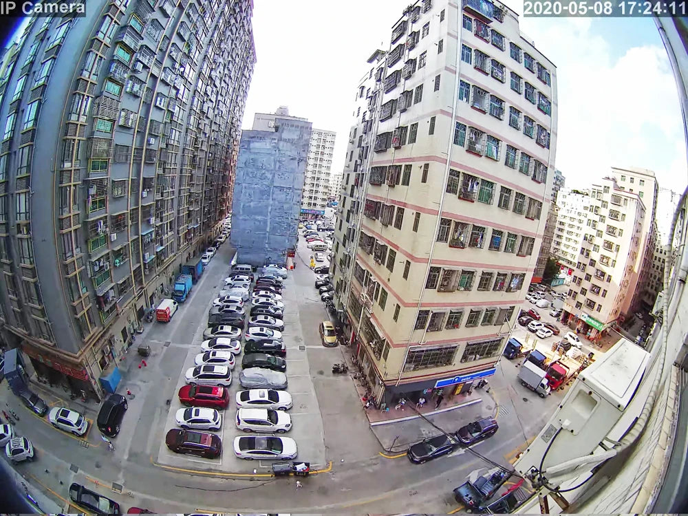 Mini WiFi Security Camera 1080P with 180° Panoramic View & Audio