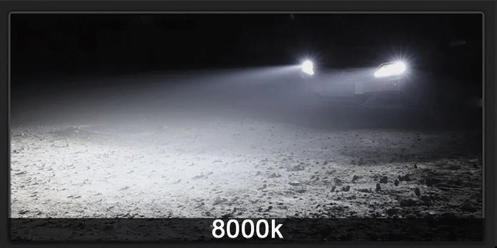 2 Stück Auto HB3 LED-Birnen 9005 9006 HB4 Scheinwerfer Nebellampe Lampe Licht 6000K Weiß Automobil Nebellampen Turbo Mini Lampe Hauptscheinwerfer