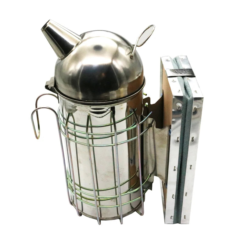 Stainless-Steel Bee Smoker with Bellows and Hanging Hook