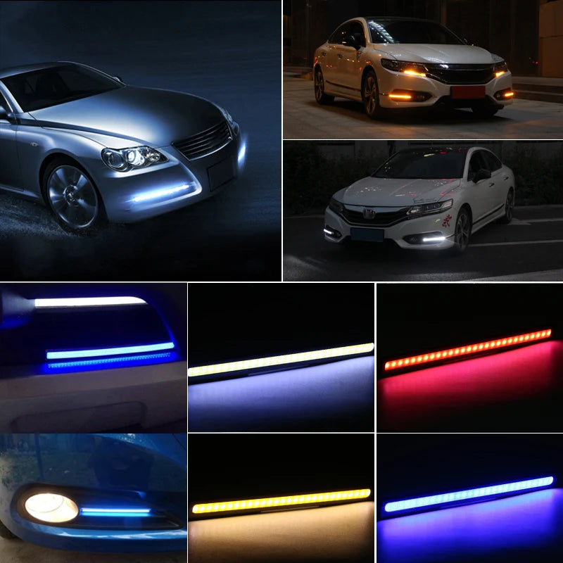 17 cm COB Vehicle LED Light Bars, Four Pieces