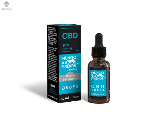 Hemp drops 10% CBD, 10 ml (1000 mg CBD) ABSOLUTE FULL SPECTRUM, 0.2% THC Spy-shop.com