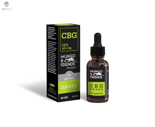 Hemp drops 15% CBG, 10ml (1500 mg CBG) Full spectrum Spy-shop.com